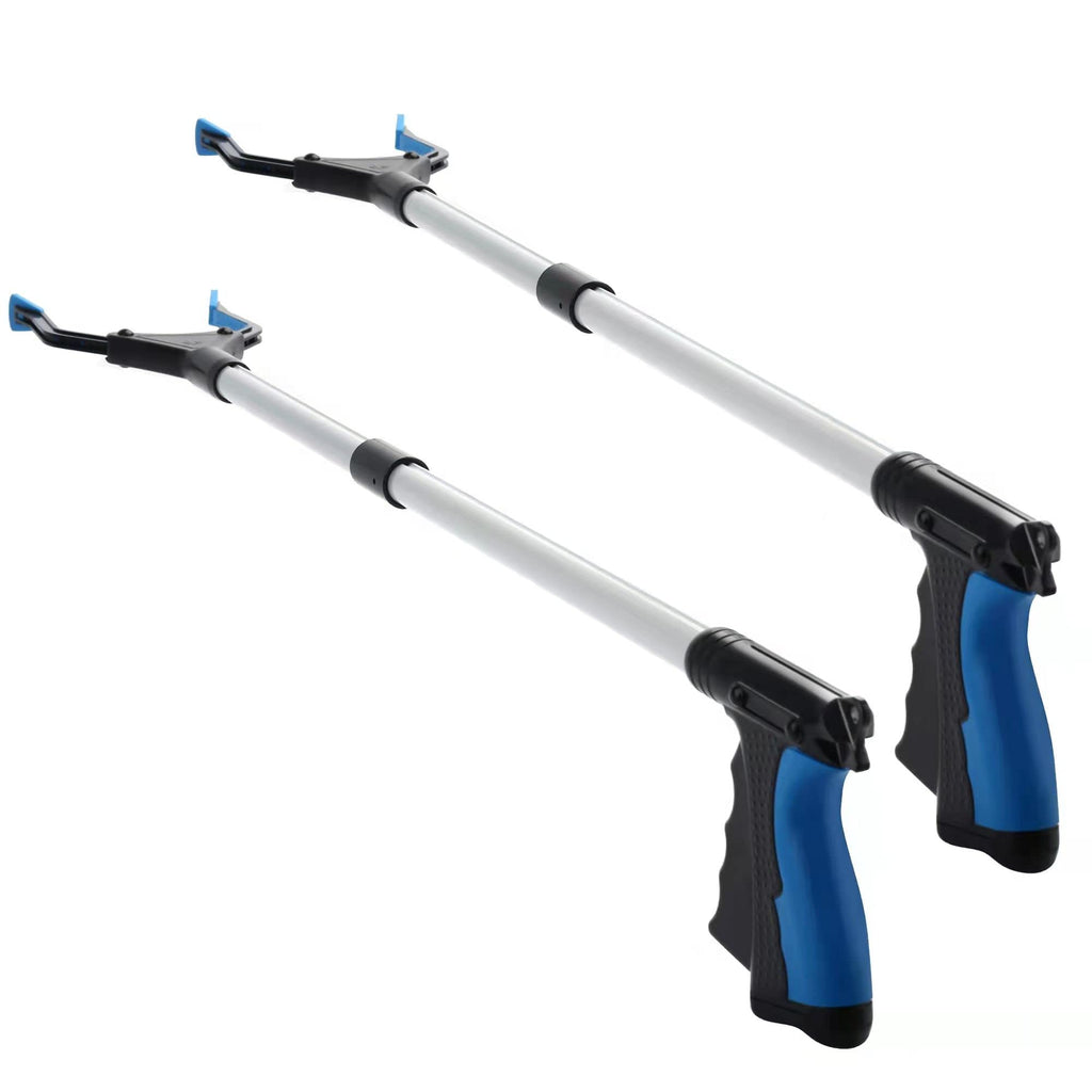 Grabber Reacher Tool, 34" Grabbers for Elderly, Lightweight Extra Long Handy Trash Claw Grabber, Mobility Aid Reaching Assist Tool for Trash Pick Up, Nabber, Litter Picker, Arm Extension (34"Blue)