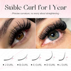 ALLOVE Eyelash Extension Three Boxes Classic Lash Extensions 0.15 CC Curl 13+14+15mm Individual Volume Lash Extensions Lash Trays for Lash Extensions Supplies Single Eyelash Extensions