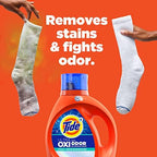 Tide Ultra OXI with Odor Eliminators Liquid Laundry Detergent, For Visible and Invisible Dirt, 84 fl oz, 59 Loads