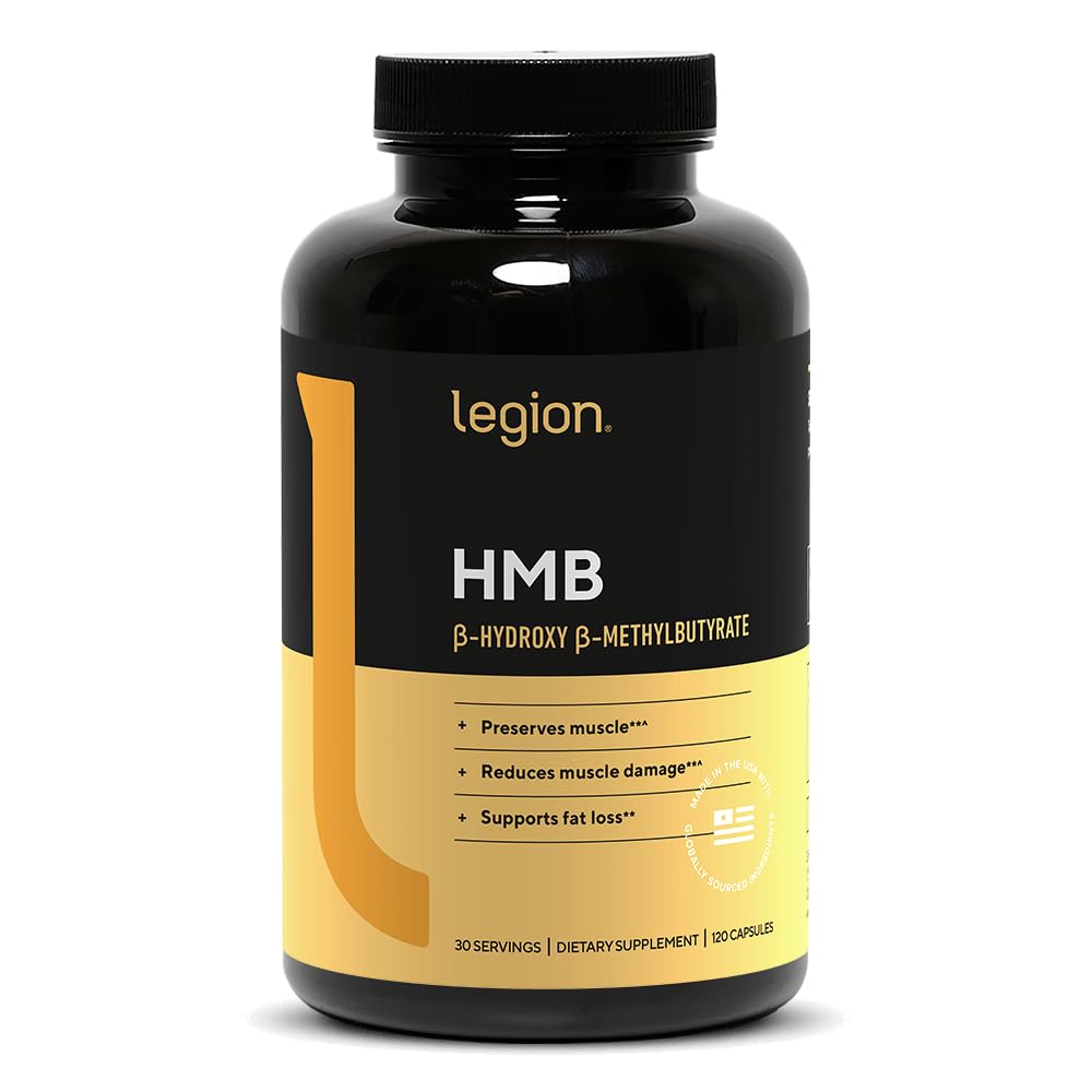 HMB Supplements for Men & Women – 3000mg MyHMB® Beta-Hydroxy Beta-Methylbutyrate Capsules – Muscle Defense, Leucine Metabolism, Strength Support – Clinically Studied, Third-Party Tested, 30 Servings