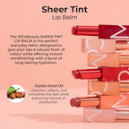 MCoBeauty Sheer Tint Lip Balm, Passion, Nourishing Tint for Healthy, Luscious Lips, Vegan, Cruelty Free Cosmetics