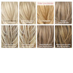 HOOJIH Ponytail Extension, Claw Clip in Straight Messy Hair Bun 9 Inch Short Ponytail Extension with Bendable Metal Wire Hair Pieces for Women Fake Hair Bun DIY Styles - Honey Blonde