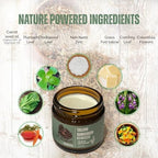 Herb-Infused Beef Tallow Sun Balm with Premium Natural Fragrance (2oz) 65g | Non Nano Zinc, | Grass-Fed, Pasture-Raised Beef Tallow from American Small Farms | Daily Use Organic Skin Moisturizer + Protection | Made In USA