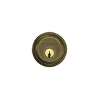 Schlage B60 N 609 Deadbolt, Keyed 1 Side, Highest Residential Security, Antique Brass