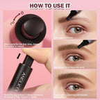 Upgraded Liquid Microblading Eyebrow Pen,Teardrop Angled Micro Eyebrow Brush To Microblading Eyebrow,Hair-Like Strokes,Natural Easy To Color Long Lasting Quick Drying (#02Taupe)