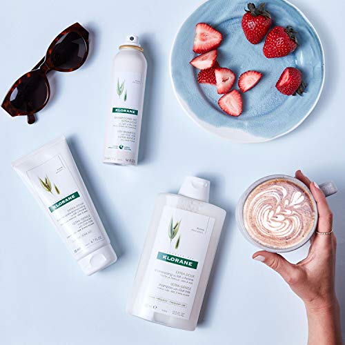 Klorane Ultra-Gentle Conditioner with Oat Milk, Sulfate-Free, Dermatologist and Pediatric Tested, Hypoallergenic, Vegan, Plant-based, Biodegradable 6.7 Fl Oz (Pack of 1)