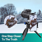 15x50 HD Monocular for Adults High Powered with Phone Adapter and Tripod, Monocular Compact with BAK4 Prism & FMC Lens, Monoculars for Hunting, Bird Watching, Hiking,Traveling