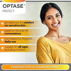 Optase Protect Eyelid Cleansing Spray - Hypochlorous Acid Spray for Daily Protection - pH Neutral, Suitable for All Ages - Hypochlorous Acid Eyelid Cleanser - 100 ml