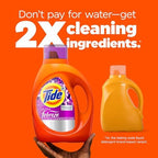 Tide Plus Febreze Freshness HE Turbo Clean Liquid Laundry Detergent, HE Compatible, Spring & Renewal Scent, 106 loads, 149 fl oz