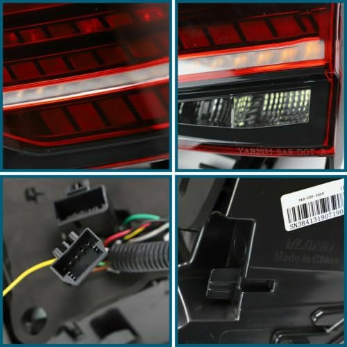 OQHAIR Dynamic Tail Light Assembly car tail light Modified sequential turn signal LED Tail lights Rear lamps For VW For Golf 7 MK7 MK7.5 2013-2019