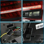 OQHAIR Dynamic Tail Light Assembly car tail light Modified sequential turn signal LED Tail lights Rear lamps For VW For Golf 7 MK7 MK7.5 2013-2019