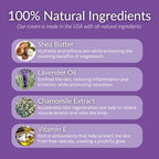 All Natural Magnesium Lotion for Topical Relief, Deep Sleep, & Leg Cramps | Lavender & Chamomile | Safe for Kids | 4oz Cream Made in USA