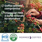 Mommee Coffee - Decaf | Low Acid, Organic, Fair Trade, Water Processed | Whole Bean, 22 oz.