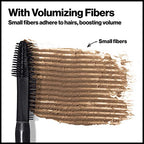 Revlon ColorStay Brow Fiber Filler, Longwearing & Volumizing Waterproof Eyebrow Gel, 302 Warm Brown, 0.23 fl. oz.