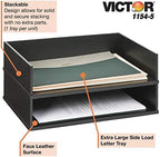 Victor Wood Stacking Letter Tray