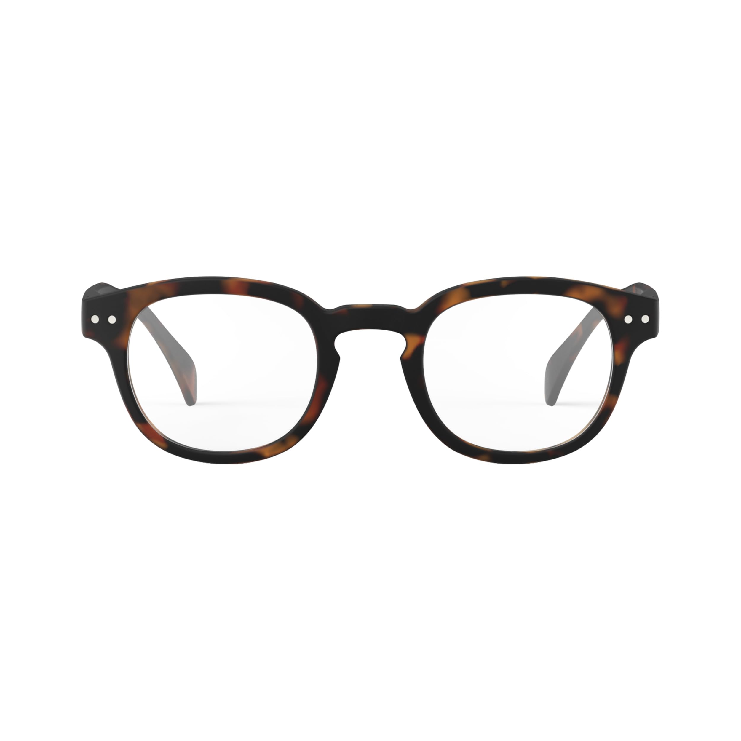 IZIPIZI READING #C Reading Glasses for Women and Men – Square Glasses with Anti-Scratch Lenses, Lightweight Fashion Frame (Tortoise, 1.5, x)