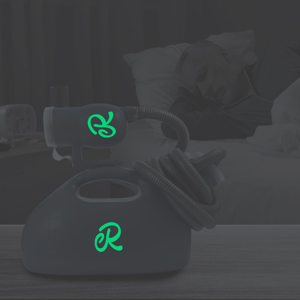 Retrona Men's Portable Urinals - on Bed Male Pee Bottle No-Leak Lock for No-Spill Nighttime - Bedridden, Travel Elderly - Extra Large 3000ml 79" Long Tube with Night Glow (Male)