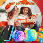 MAGICYOYO Gift Pack of 2 Yoyos K2, Responsive Yoyo for Kids Beginners, Dual Purpose Plastic Yoyo with Extra Unresponsive Yo Yo Bearing+ Removal Tool + 12 Yoyo Strings+ Yo-yo Case(Crystal Gradient)
