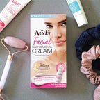 Nad's Gentle & Soothing Facial Hair Removal For Women - Sensitive Depilatory Cream For Delicate Face Areas, 0.99 Oz (4446)