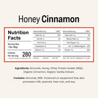 Rise Whey Protein Bars - Honey Cinnamon | Breakfast Bar & Protein Snack 18g Protein 4g Fiber Just 5 Whole Food Ingredients Gluten-Free Soy Free