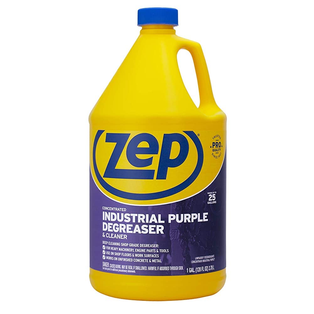 Zep Industrial Purple Cleaner and Degreaser Concentrate - 1 Gallon (Case of 4) R45810 Most Powerful Deep Cleaning Formula
