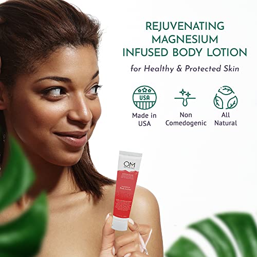 Magnesium Body Lotion | No Sting, No Itch | Ultra-Hydrating Organic Body Butter & Magnesium Cream for Hands, Feet & Body | Fast-Absorbing, All-Natural Relief in a 150ml Eco-Friendly Tube