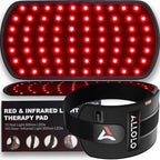 Red Light Therapy for Body Pain, 3 in 1 LED Beads Infrared Light Therapy Belt 660nm Red Light &850nm Near Infrared Light Therapy Timer Remote Control, Home Red Light Therapy Gift for Women Men