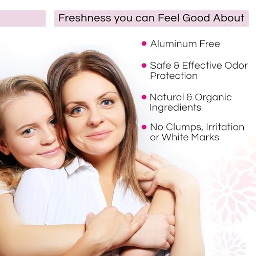 Good for You Girls Aluminum-Free, Natural & Vegan Deodorant for Kids, Preteens, Teens, Safe & Effective Odor Protection, Clear Roll-On, Natural Fragrance | Soft Powder, 3 oz (Pack of 2)