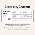 Rise Pea Protein Bar - Chocolately Coconut | Breakfast Bar & Protein Snack 15g Protein Just 5 Whole Food Ingredients Non-GMO Gluten-Free Soy Free