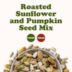 Food to Live Dry Roasted Sunflower and Pumpkin Seed Mix, 8 Ounces – Oven Roasted, No Oil added, Natural Snack, Rich in Protein, Perfect for Baking and Salads, Vegan, Kosher, Bulk