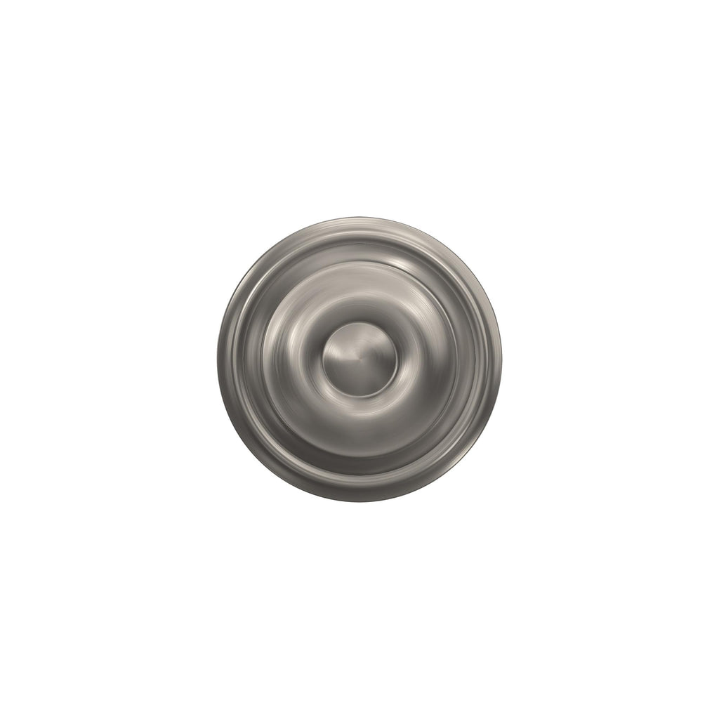 Schlage F10 GEO 619 Georgian Door Knob, Hall & Closet Passage Lock, Satin Nickel