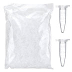 BKMAMLAB 0.5ml Microcentrifuge Tubes 1000pcs, EO Sterilized Plastic Small Vials with Caps for Sample Storage Without Leakage(1000)