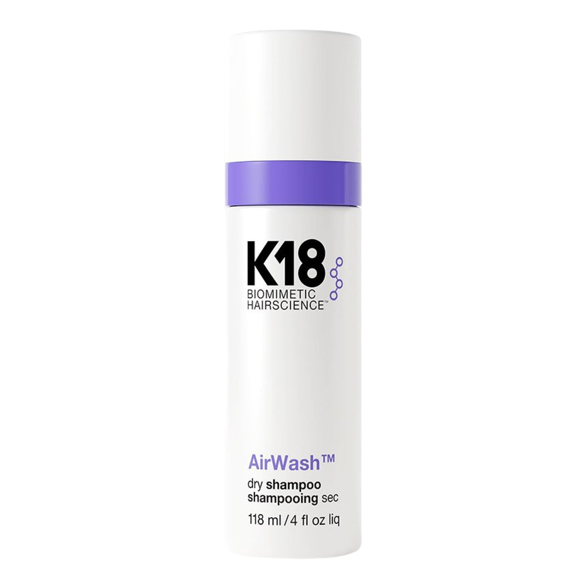 K18 AirWash Non Aerosol Dry Shampoo Spray, 4 Fl Oz