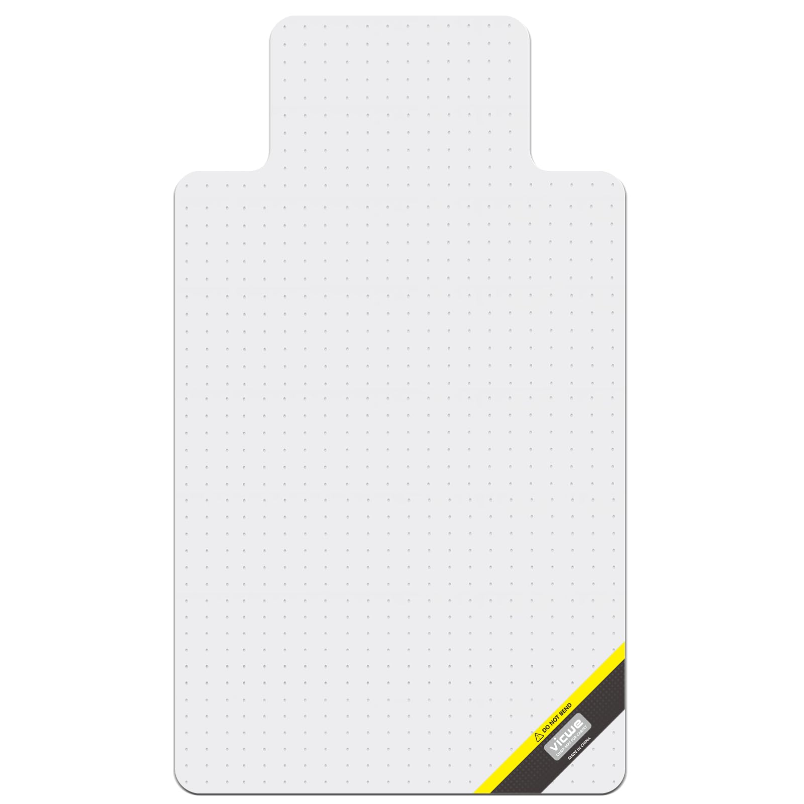 Vicwe Office Chair Mat for Carpet, 32" X 55" Heavy Duty Desk Chair Mat for Carpeted Floors, Easy Glide Rolling Plastic Floor Mat, Ship Flat,Easy to Clean with Lip