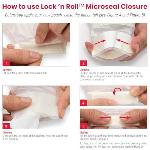 Hollister Rel18194 New Image Drainable Colostomy Pouch, 12", 10Count