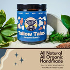 Grass-Fed & Finished Organic Tallow Cream | Face & Body Moisturizer | Heaven Scent (Tea Tree & Rosemary Essential Oils) | For Sensitive, Dry & Irritated Skin (4 Fl Oz)(D1)