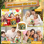 Dinosaur Activities Toys-Dinosaur Terrarium Craft Kits for Boys-Birthday Gifts for Kids Age 4 5 6 7 8 Years Old