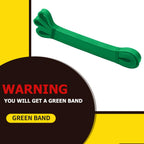 ROSAPOAR Resistance Band Pull up Band Fitness Exercise Bands Natural Latex for Workout Body Stretch Powerlifting Band Fitness Sport Training at Home/The Gym - Green