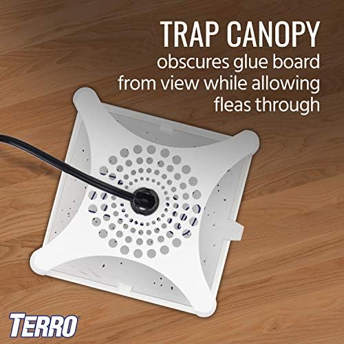 Terro T230 Indoor Electric Flea Trap and Killer - Refillable Flea Traps for Inside Your Home