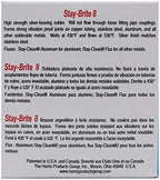 Stay-brite 8 1/8" 1#10009 (348-SB861) Category: Solder Alloys and Fluxes