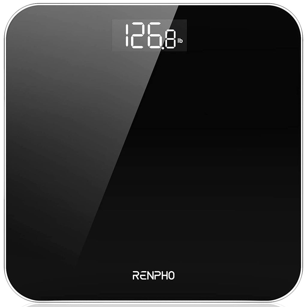 RENPHO Scale for Body Weight, Bathroom Weighing Scale, Highly Accurate & Measures Weight up to 400 lb/180kg, Batteries Included, 10.2"/260mm, Gradient
