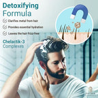 Chelating Conditioner - Sulfate Free Metal Detox Conditioner Enriched with Chelactik-3 & Rosemary Oil, Color Safe Hard Water Conditioner for Mineral Build Up Swimmers Hair - 16 fl oz