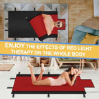 2025 New 3100pcs Dual Wavelength LED Beads 660nm&850nm Red Light Therapy Mat Full Body Used to Relieve Pain 73''x 33''