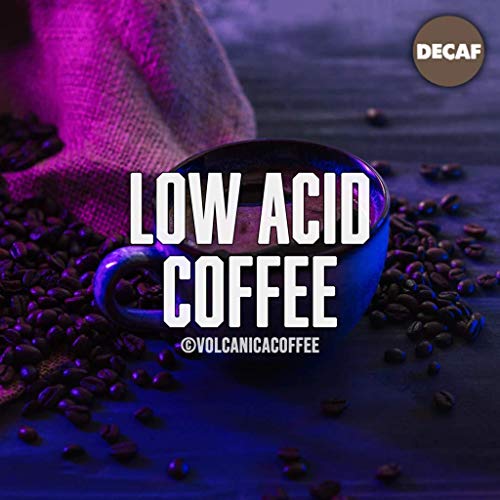 Low Acid Decaf Coffee, Blend of Natural Low Acidic Coffee, Ground, Medium Roast, Fresh Roasted, Kosher, 16-ounce
