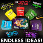 Mythical Creatures Drawing Art Prompts for Kids to Sketch Funny Animals Together! 150 Prompt Cards, Millions of Weird Ideas. Creative Games for Tweens, Teachers, Teens, Family Fun Artsy Imaginations!