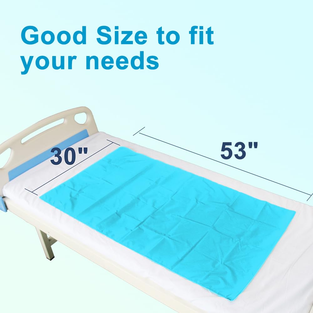 BUYHAO Tubular Slide Sheet for Patient Transfer，Washable & Reusable Draw Sheets, Sliding Board Suitable for Cars, Vehicles, Wheelchairs, Hospitals, Bed Transfers, Nursing Home Care，53" x 30"