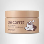TONYMOLY I’m Coffee Gel-to-Cream Smoothing Scrub Mask – Gentle Exfoliating Face Mask with Coffee Grounds – Hydrates, Smooths & Softens Skin, 100ml