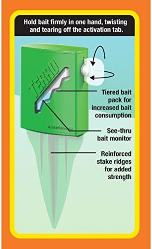 Terro T1812-2 Outdoor Liquid Ant Killer Bait Stakes (2 Pack)