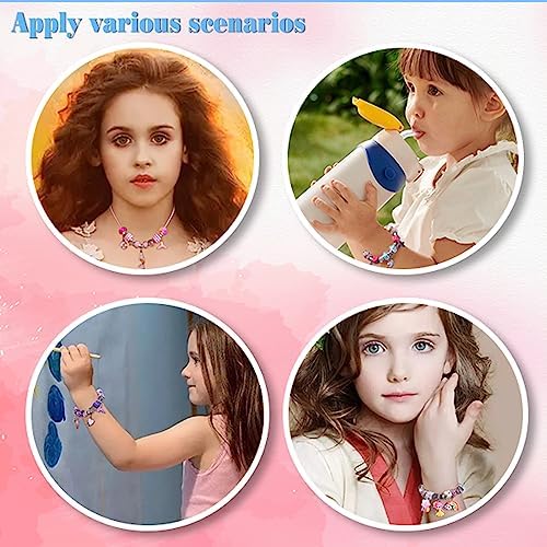 AIPRIDY Charm Bracelet Making Kit,Unicorn Mermaid Crafts Gifts Set Can Inspires Imagination and Creativity,Jewelry Making Kit Perfect Gifts for Girls 5-12 Years Old (84 Pieces)