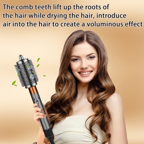Large Round Volumizing Brush for Dyson Airwrap Attachments Bigger Round Brush Attachment for Dyson Air Wrap Styler HS05 HS01, Fluff up and Volumize for Styling (Iron)